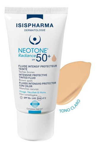 Isispharma Neotone Radiance 50+ Protector Solar Color Claro