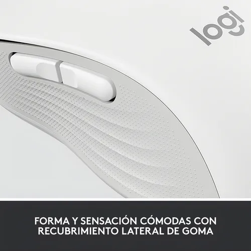 Mouse Inalámbrico Signature M650 Grande Color Blanco Crudo