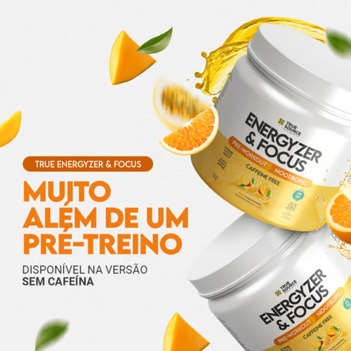 Energyzer E Focus 360g True Source Pré-treino Foco E Energia