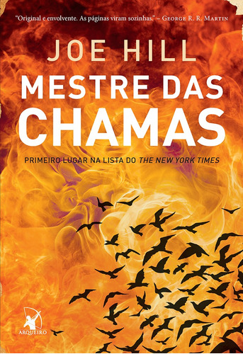 Mestre das chamas, de Hill, Joe. Editora Arqueiro Ltda., capa mole em português, 2017