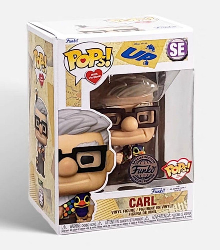 Figura De Acción Funko Pop! Disney Up Pop With Purpose Carl