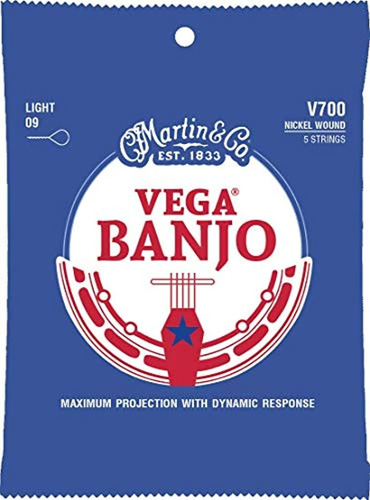 Martin V700 Banjo Cuerdas