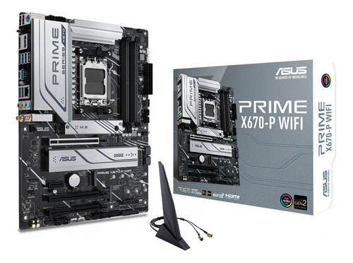 Motherboard Amd Asus Prime X670-p Wifi Ryzen 7000 Am5 Ddr5
