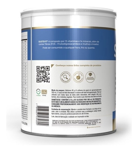 Sustevit Vitafor Whey Protein Multivitaminas E Minerais