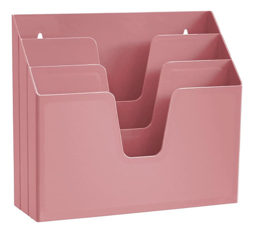 Acrimet Horizontal Triple File Folder Holder Organizer (colo