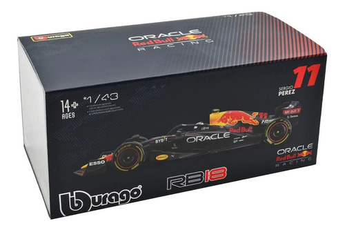 Checo Perez Rb18 Red Bull Racing Formula 1 Año 2022