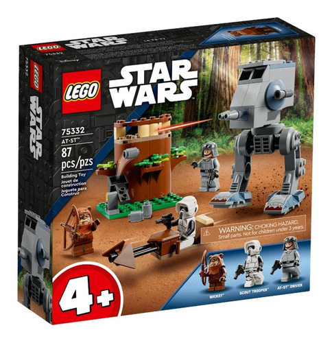 Lego Star Wars Ataque Aldea Ewok At-st 75332 + Woket