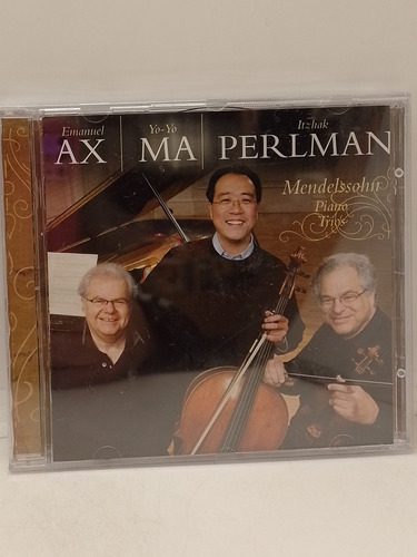 Mendelssohn Yoyo Ma / Ax / Perlman Cd Nuevo 