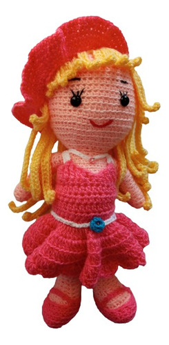 Muñeca Amigurumi Tejido En Crochet