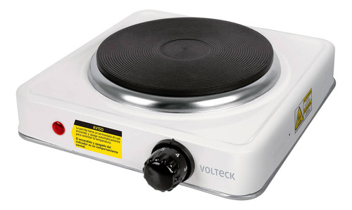 Parrilla Electrica Sencilla Tipo Disco Voltech 49989 Blanco