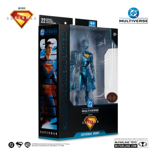 Mcfarlane Toys Superman 2025 - Superman Robot Red Platinum