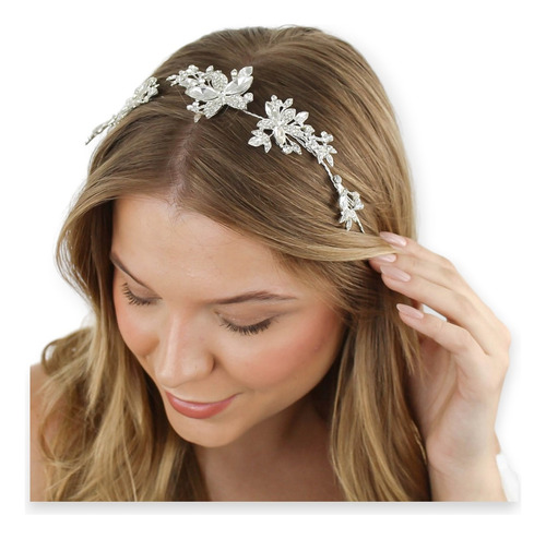Arranjo Cabelo Coroa Noiva Dama Princesa Tiara Penteados