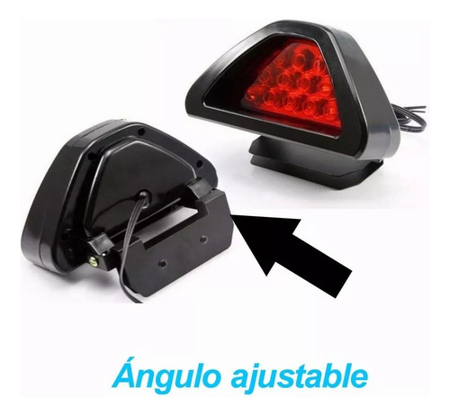 Luz Trasera Freno Luces Auto Moto 12 Led Estrobo Stop Tipo