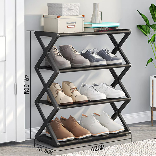 Estante Pequeño Para 8 Pares De Zapatillas De Tenis Tipo Pan