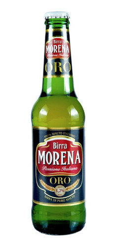 Cerveza Birra Morena Lager Oro ( Doble Malta ) 330 Ml