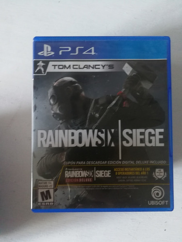 Rainbow Six Siege Ps4 Gamezone Mercadopago Fisico 