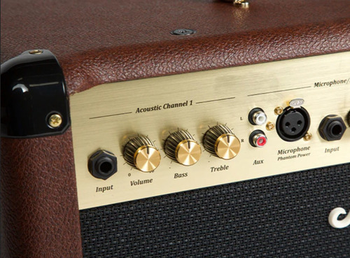 Amplificador Marshall As50dv Para Violão Acustic Amp As50d Cor Marrom 220v
