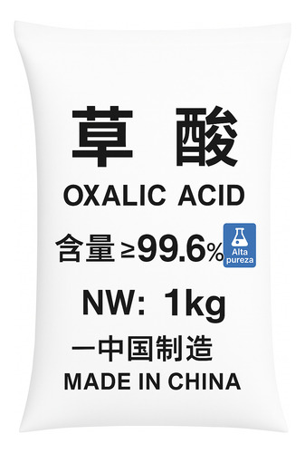 Acido Oxálico 1 Kg, Sal De Limón. 100% Puro Calidad!