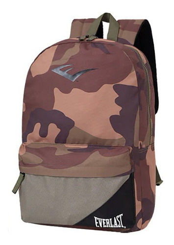 Mochila Everlast Camuflada Deportiva Urbana Escolar