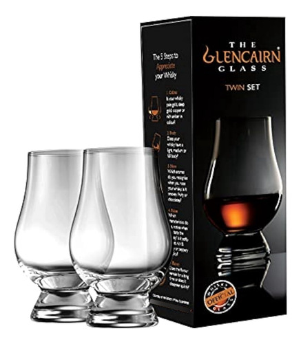 Vaso De Whisky Glencairn, Juego De 2 En Caja De Regalo Doble