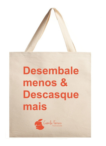 40 Sacolas Ecológicas 38x40(ecobag)tecido Algodão Cru Lisa