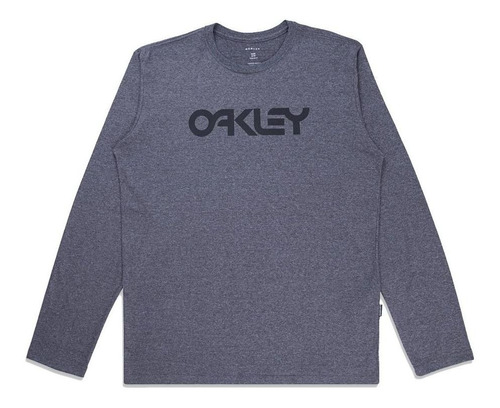 Camiseta Oakley Manga Longa Mark 2 Atlhetic Heather Grey