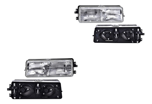 2) Faros Delanteros Depo Century Buick 1989-1996