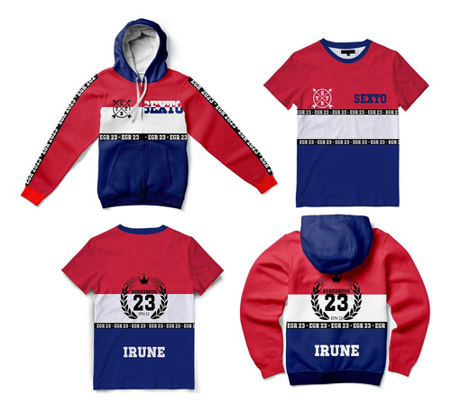 Campera + Remera Egresados Primaria Secundaria Combo 5