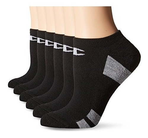 Champion Women's Double Dry 6-pack Performance No Show Socks