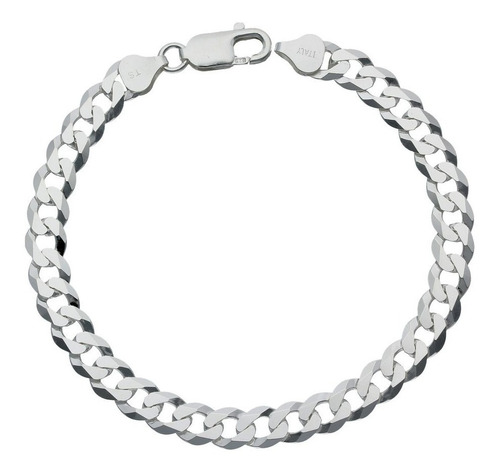 Pulsera Grumet De Plata 925 Italiana Para Hombre