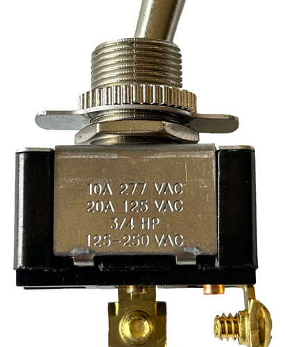 10a Lever Switch, On/off , 3/4hp , 125-250vac , R13-414a Ccf