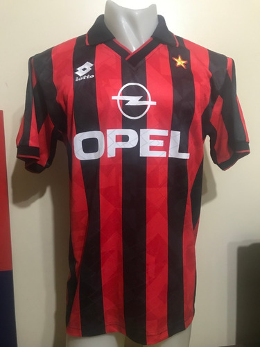 Camiseta Milan Italia Lotto 1993 1994 1995 1996 Baresi #6 L