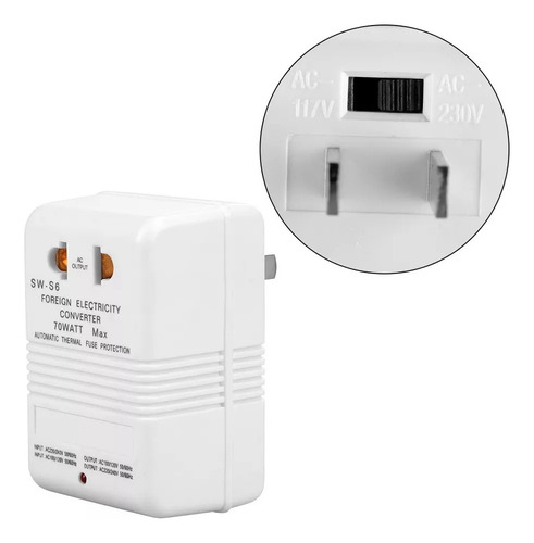 - Transformador Convertidor De Voltaje Elevador De 110v A