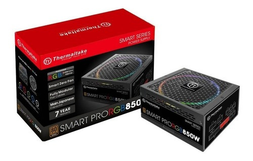 Fuente 850w Thermaltake Smart Pro Rgb Modular Bronze 80 Plus