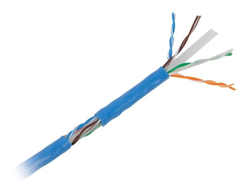Cable De Red Utp 305 Mts Azul Cat6 Cobre Aluminio Linkedpro