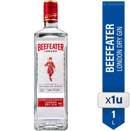 Beefeater London Dry Gin 1 Litro Botella Bebidas 01almacen 