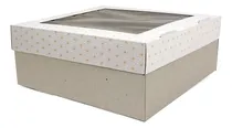 Comprar Caja Desayuno 30x30x12 Base Micro Con Visor Estampada X10uni