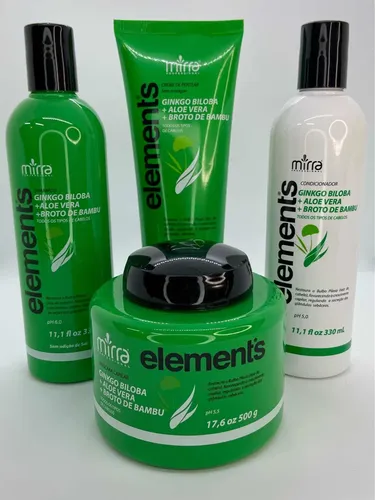 Kit Elements - Mirra Cosméticos - Aloe Vera (babosa) | MercadoLivre