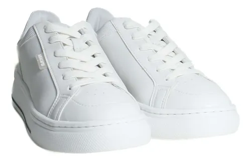 Tenis Branco Sola Alta Listra Preta C3014000340004 Anacapri