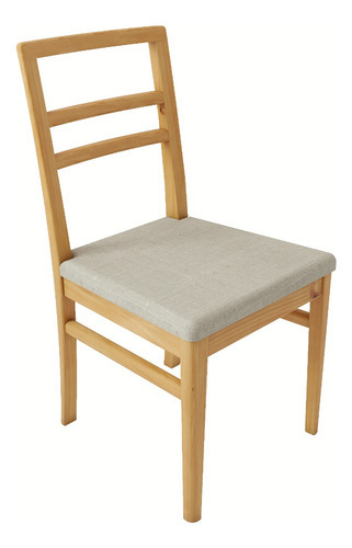 Cadeira Madeira Maciça Zuzu Artemobili Kit Com 2 Cadeiras Cor da estrutura da cadeira Amendoa