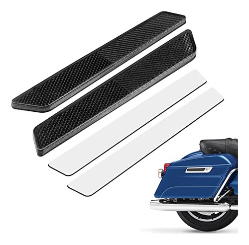 Black Reflectors Compatible For Harley Street Glide Ele...