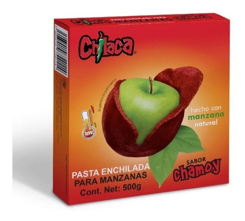 Chilaca Sabor Chamoy Dulce Pasta Para Cubrir Manzanas 500g