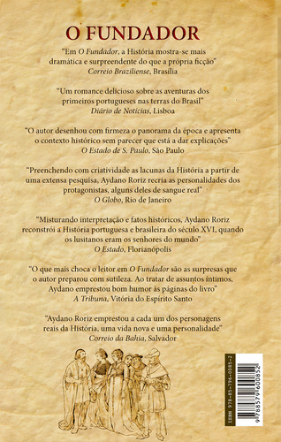 O Fundador, de Roriz, Aydano. Editorial Editora Europa Ltda., capa mole em português, 2013