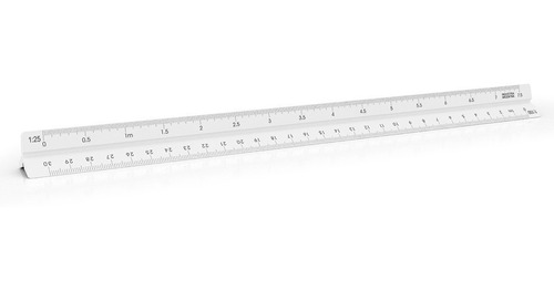 Escalimetro 30 Cm Triangular Dozent By Plantec