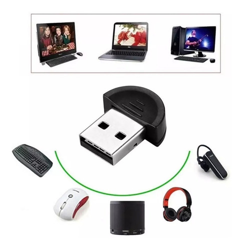 Receptor Mini Bluetooth Pc Adaptador Laptop Usb