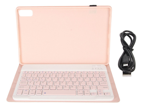 Funda Protectora Rosa Para Teclado Y Tableta Pad Plus Bt