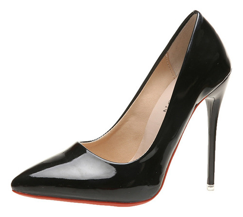 Tacones Altos De Gran Tamaño Para Mujer Con Punta Puntiaguda