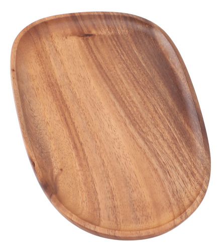 Bandeja De Madera Para Servir De 30 Cm X 20 Cm, Fácil De Lim