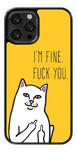 Funda Compatible Con Huawei De Meme Gatito Grosero  #9