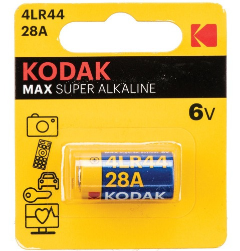Pilha Kodak Max Super Alkaline 4lr44 / 28a 6v